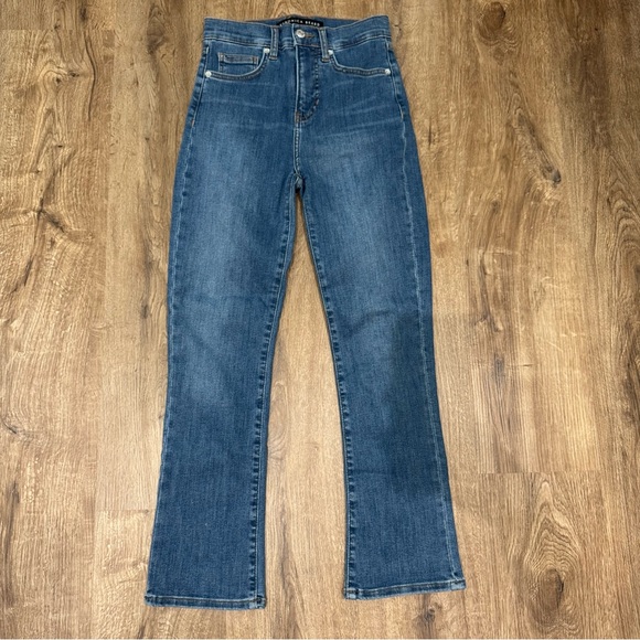 Veronica Beard Carly Kick-Flare Jean Bright Blue Size 24/00‎ Ankle Crop Stretch - Picture 3 of 9